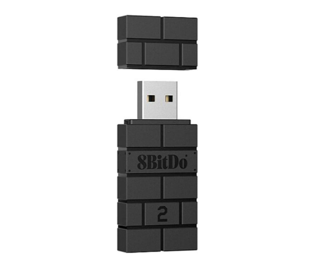 8BitDo USB Wireless Adapter 2 - Black - 1106088 - zdjęcie